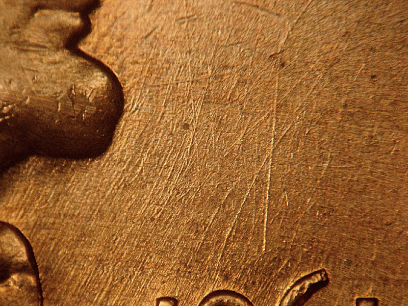 Die-stage B marker on 1961D•1MM•001 (1961 Repunched Mint Mark).