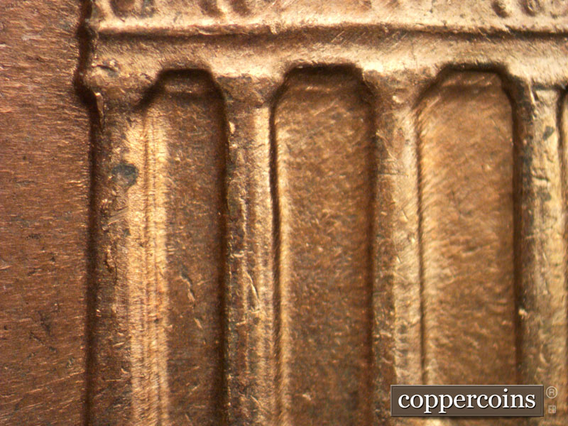 Die-stage C marker on 1961D•1MM•011 (1961 Repunched Mint Mark).
