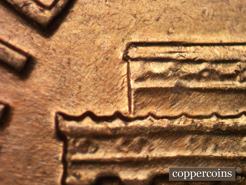 Die-stage C marker on 1961D•1MM•011 (1961 Repunched Mint Mark).