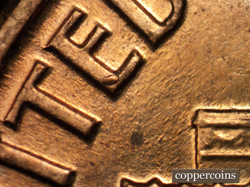 Die-stage C marker on 1961D•1MM•012 (1961 Repunched Mint Mark).