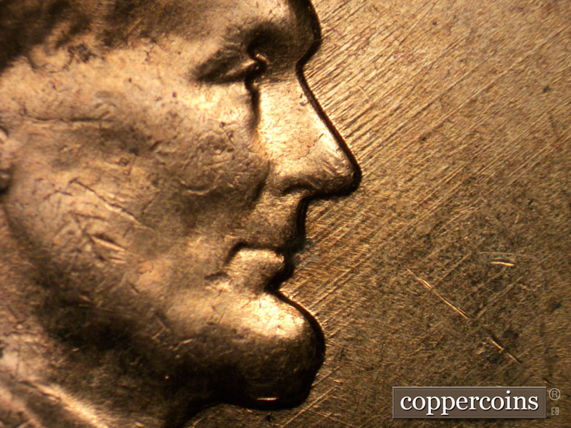 Die-stage B marker on 1961D•1MM•015 (1961 Repunched Mint Mark).