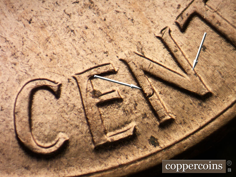 Die-stage C marker on 1961D•1MM•037 (1961 Repunched Mint Mark).
