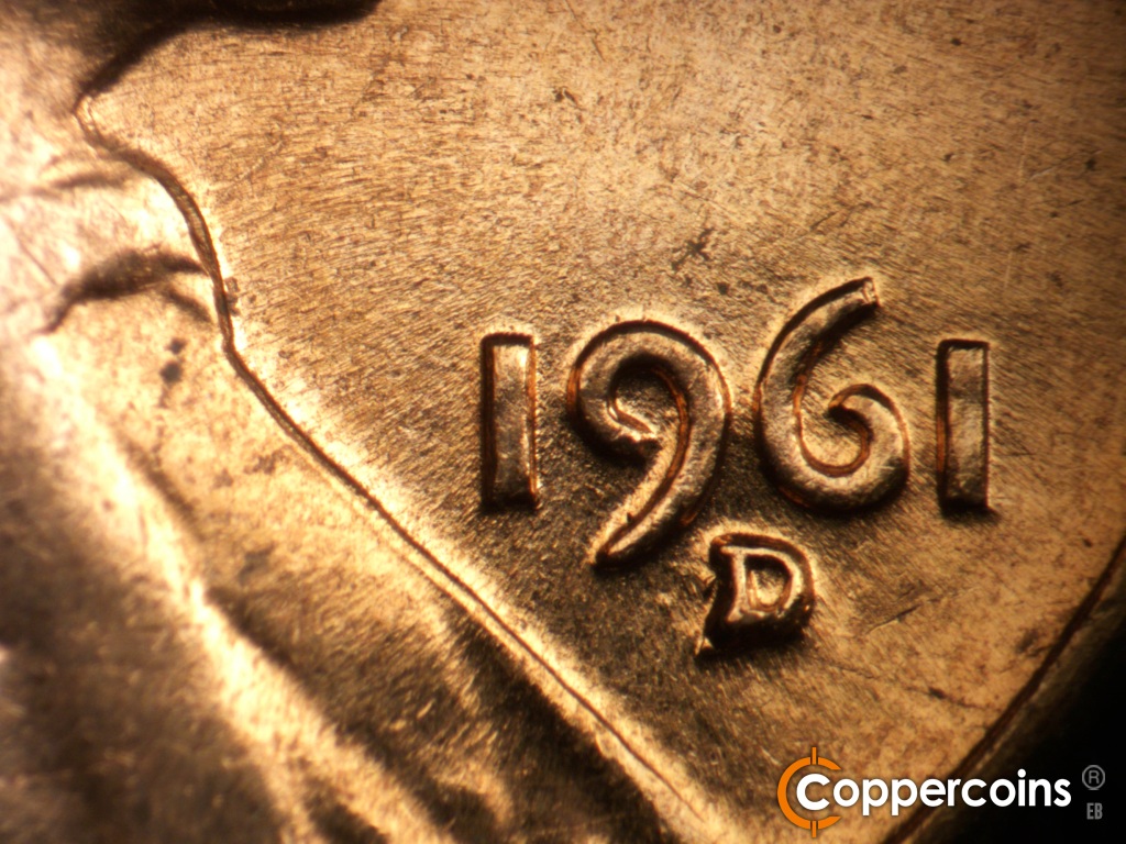 Die-stage C marker on 1961D•1MM•047 showing Date for reference.
