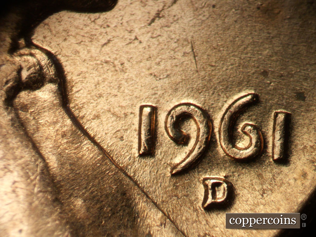 Die-stage C marker on 1961D•1MM•048 showing Date for reference.