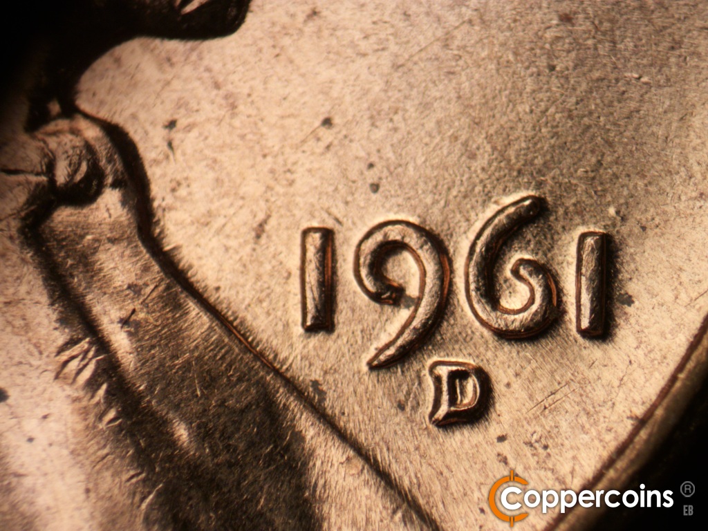 Die-stage C marker on 1961D•1MM•060 showing Date for reference.