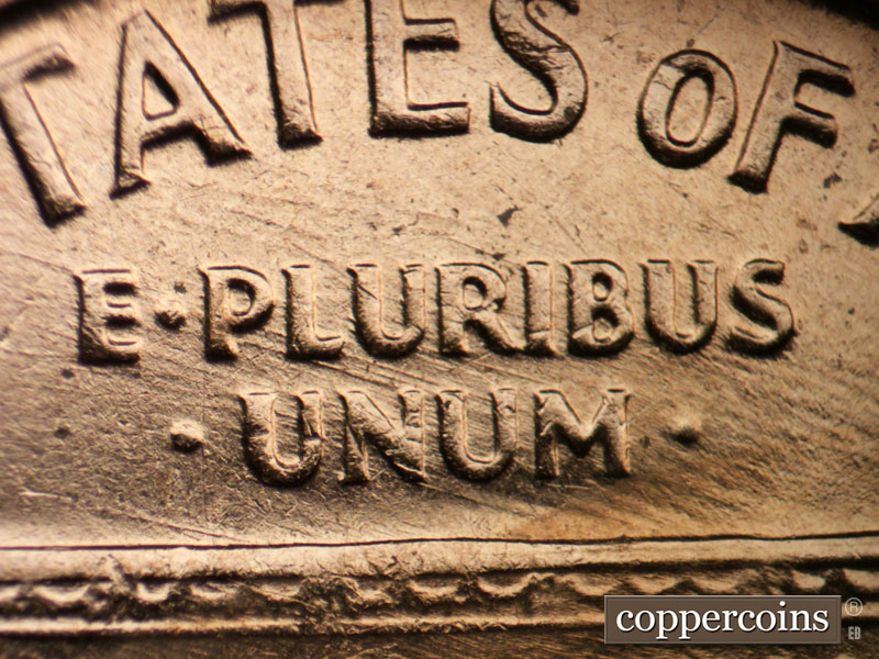 Die-stage C marker on 1961D•1MM•077 (1961 Repunched Mint Mark).