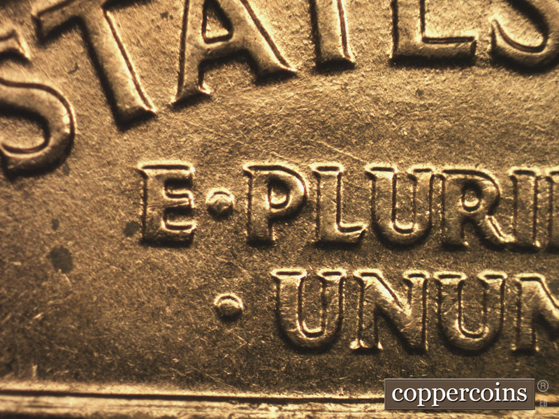 Die-stage C marker on 1961D•1MM•102 (1961 Repunched Mint Mark).