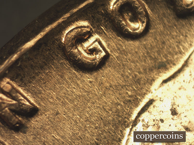 Die-stage C marker on 1961D•1MM•104 (1961 Repunched Mint Mark).