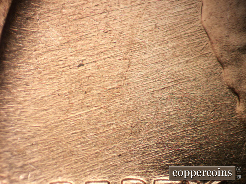 Die-stage B marker on 1961D•1MM•131 (1961 Repunched Mint Mark).