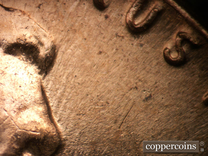 Die-stage C marker on 1961D•1MM•132 (1961 Repunched Mint Mark).