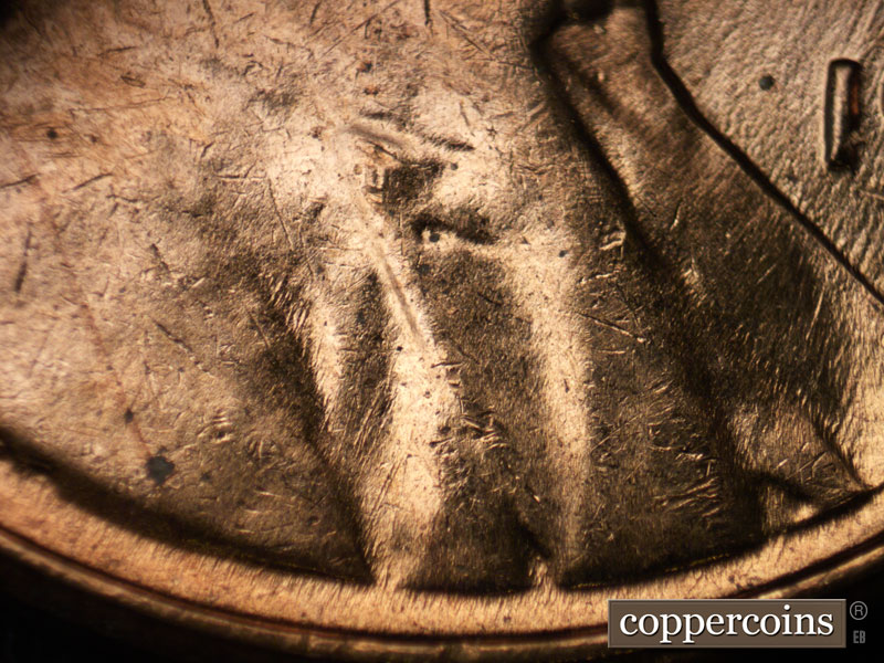Die-stage B marker on 1962D•1MM•025 (1962 Repunched Mint Mark).