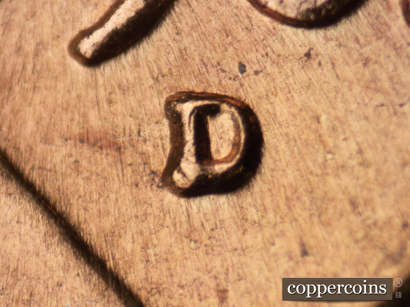 1962 Lincoln cent obverse, CopperCoins die 1962D•1MM•027.