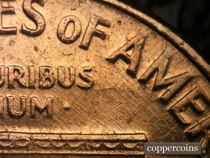 Die-stage B marker on 1962D•1MM•030 (1962 Repunched Mint Mark).