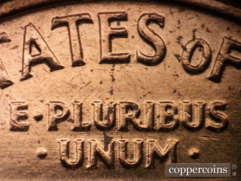 Die-stage B marker on 1962P•1DO•041 (1962 Doubled Die Obverse).