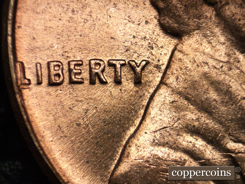 Die-stage C marker on 1963D•1DO•005 (1963 Doubled Die Obverse).