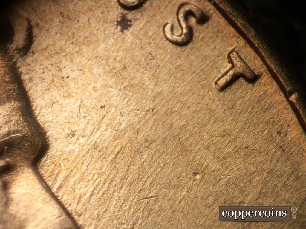 Die-stage C marker on 1963D•1MM•003 (1963 Repunched Mint Mark).