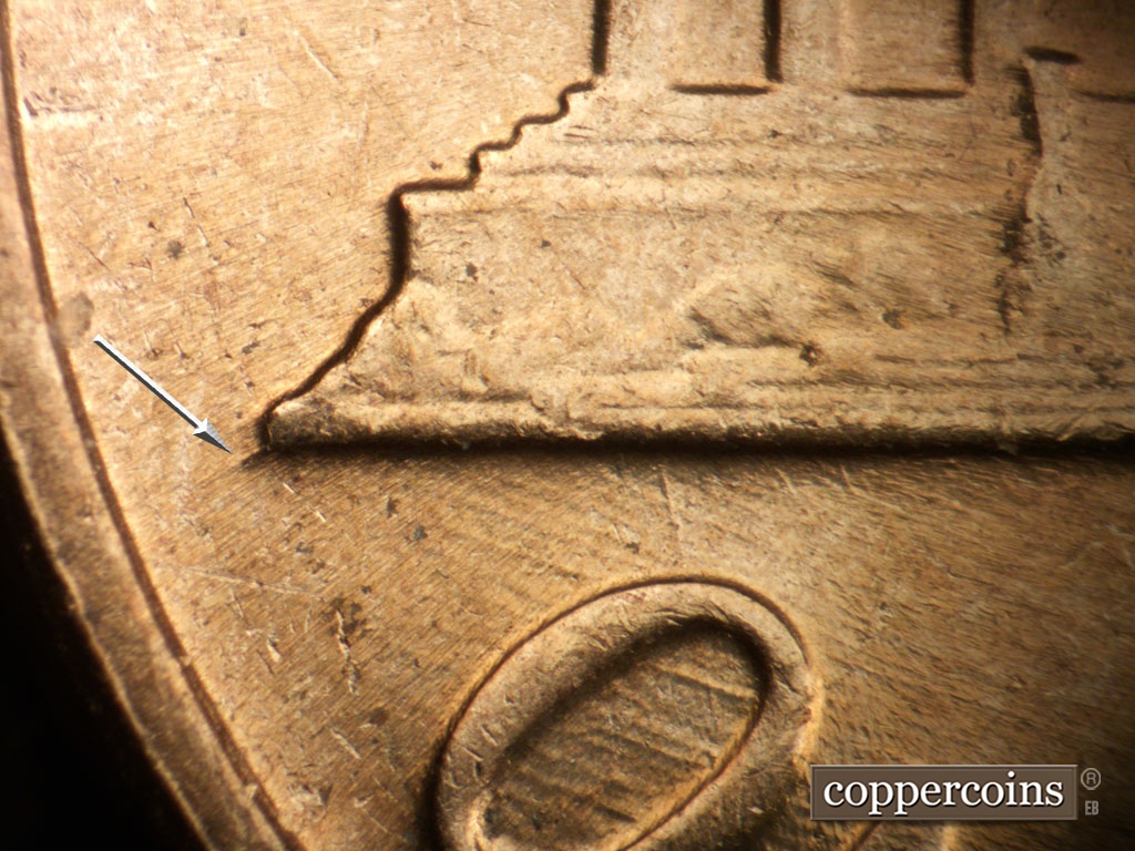 Die-stage C marker on 1963D•1MM•003 (1963 Repunched Mint Mark).