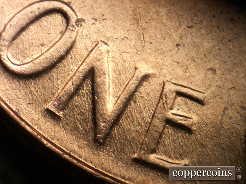 Die-stage C marker on 1963D•1MM•008 (1963 Repunched Mint Mark).