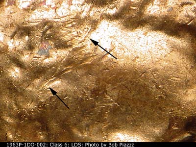Die-stage C marker on 1963P•1DO•002 (1963 Doubled Die Obverse).
