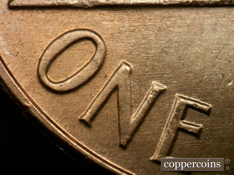 Die-stage B marker on 1963P•1DO•009 (1963 Doubled Die Obverse).