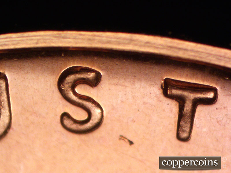 1963 Lincoln cent obverse proof, CopperCoins die 1963P•1DO•026P.