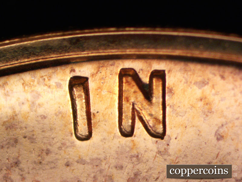 Die-stage B marker on 1963P•1DO•027P (1963 Doubled Die Obverse).