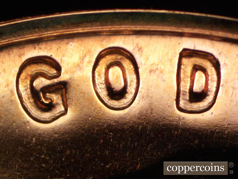 Die-stage B marker on 1963P•1DO•027P (1963 Doubled Die Obverse).