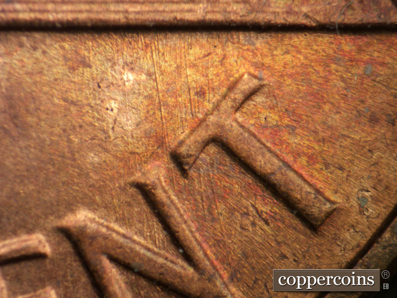 Die-stage C marker on 1963P•1DO•030 (1963 Doubled Die Obverse).