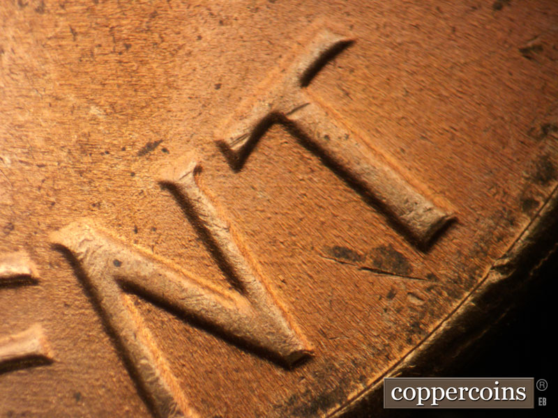 1964 Lincoln cent obverse, CopperCoins die 1964D•1DR•013.