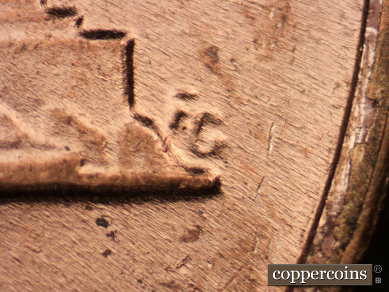 1964 Lincoln cent obverse, CopperCoins die 1964D•1DR•014.