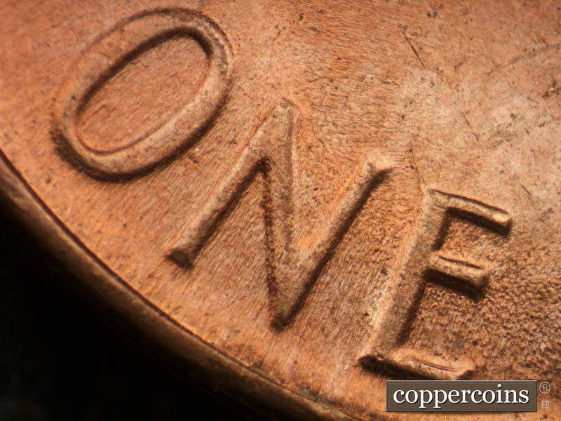Die-stage C marker on 1964D•1DR•015 (1964 Doubled Die Reverse).