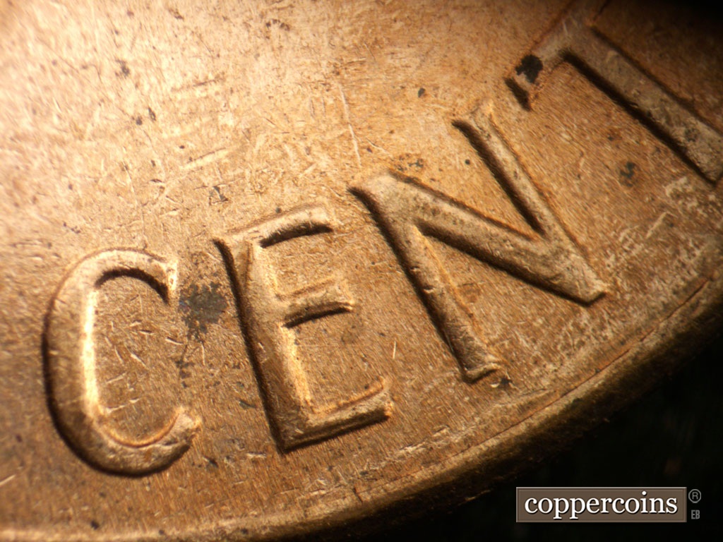 Die-stage B marker on 1964D•1DR•018 showing Doubling on CENT.