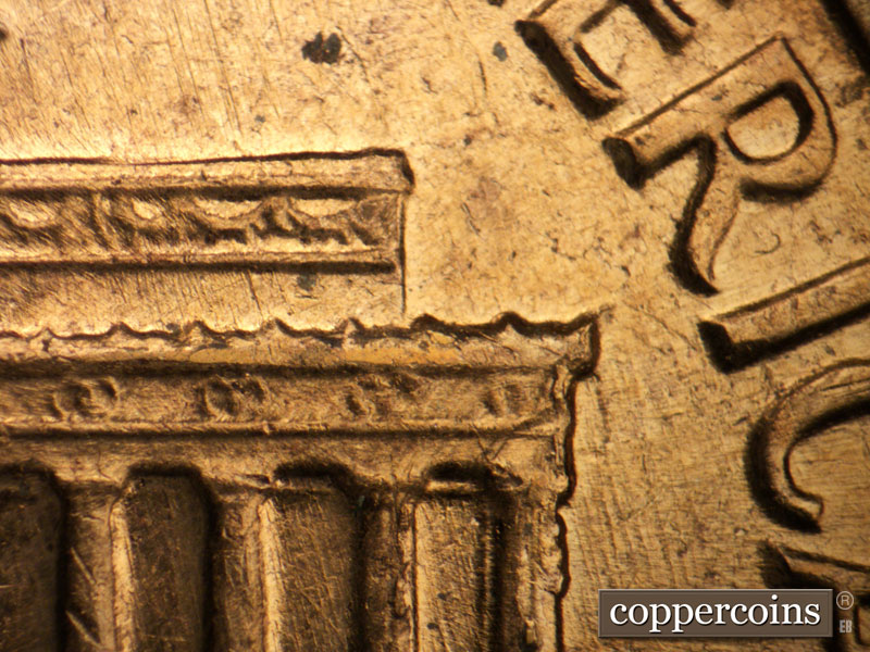 Die-stage B marker on 1964D•1MM•018 (1964 Repunched Mint Mark).
