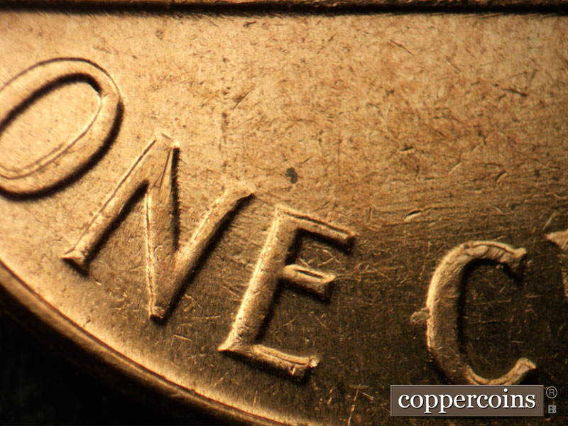 Die-stage B marker on 1964D•1MM•025 (1964 Repunched Mint Mark).