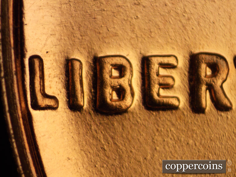 1964 Lincoln cent obverse proof, CopperCoins die 1964P•1DO•009P.