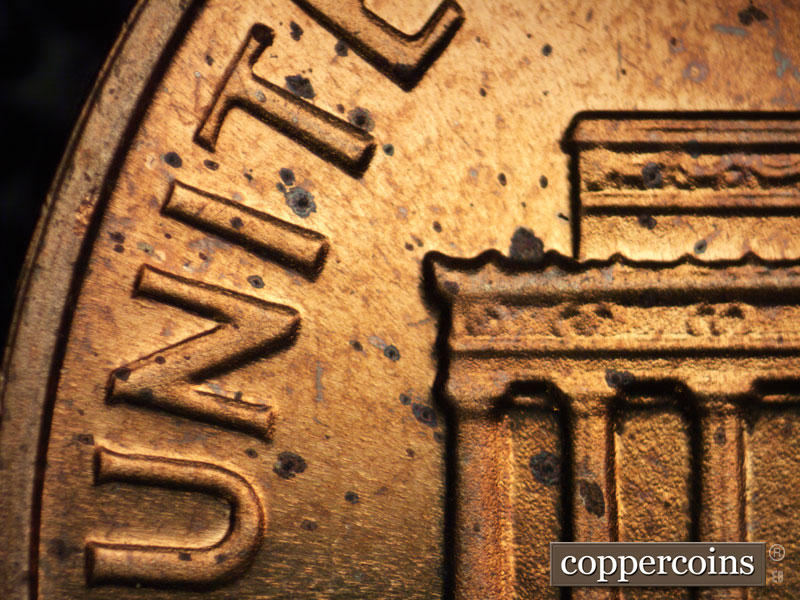 1964 Lincoln cent obverse proof, CopperCoins die 1964P•1DR•002P.