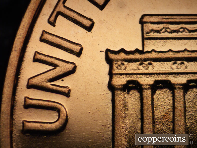 1964 Lincoln cent obverse proof, CopperCoins die 1964P•1DR•007P.