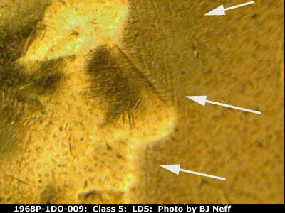 Die-stage C marker on 1968P•1DO•009 (1968 Doubled Die Obverse).