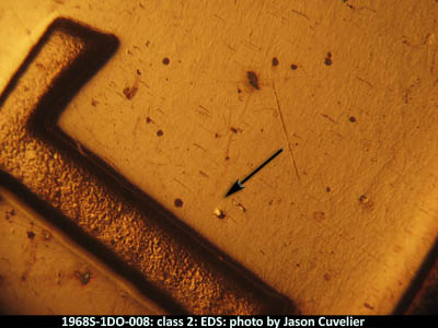 Die-stage A marker on 1968S•1DO•008P (1968 Doubled Die Obverse).