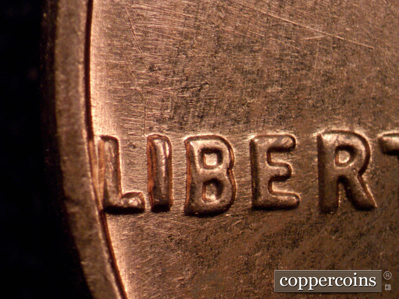 Die-stage B marker on 1968S•1DO•010 (1968 Doubled Die Obverse).