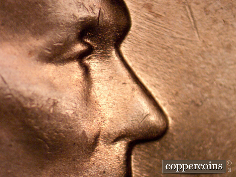 Die-stage C marker on 1968S•1DO•010 (1968 Doubled Die Obverse).