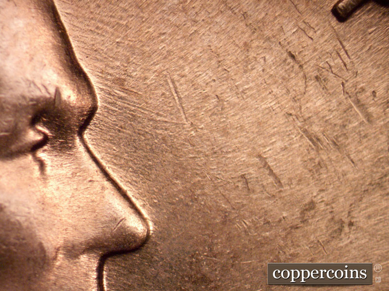 Die-stage C marker on 1968S•1DO•010 (1968 Doubled Die Obverse).