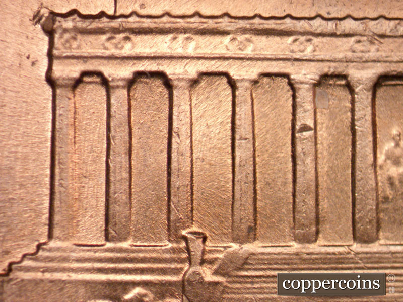 Die-stage C marker on 1968S•1DO•010 (1968 Doubled Die Obverse).