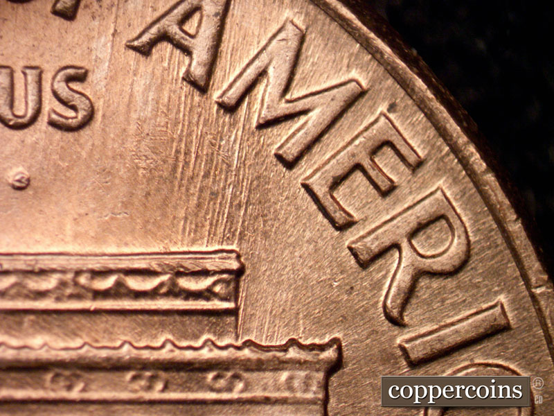 Die-stage C marker on 1968S•1DO•010 (1968 Doubled Die Obverse).