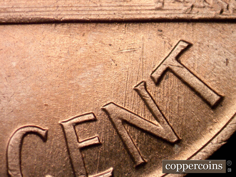 Die-stage C marker on 1968S•1DO•010 (1968 Doubled Die Obverse).