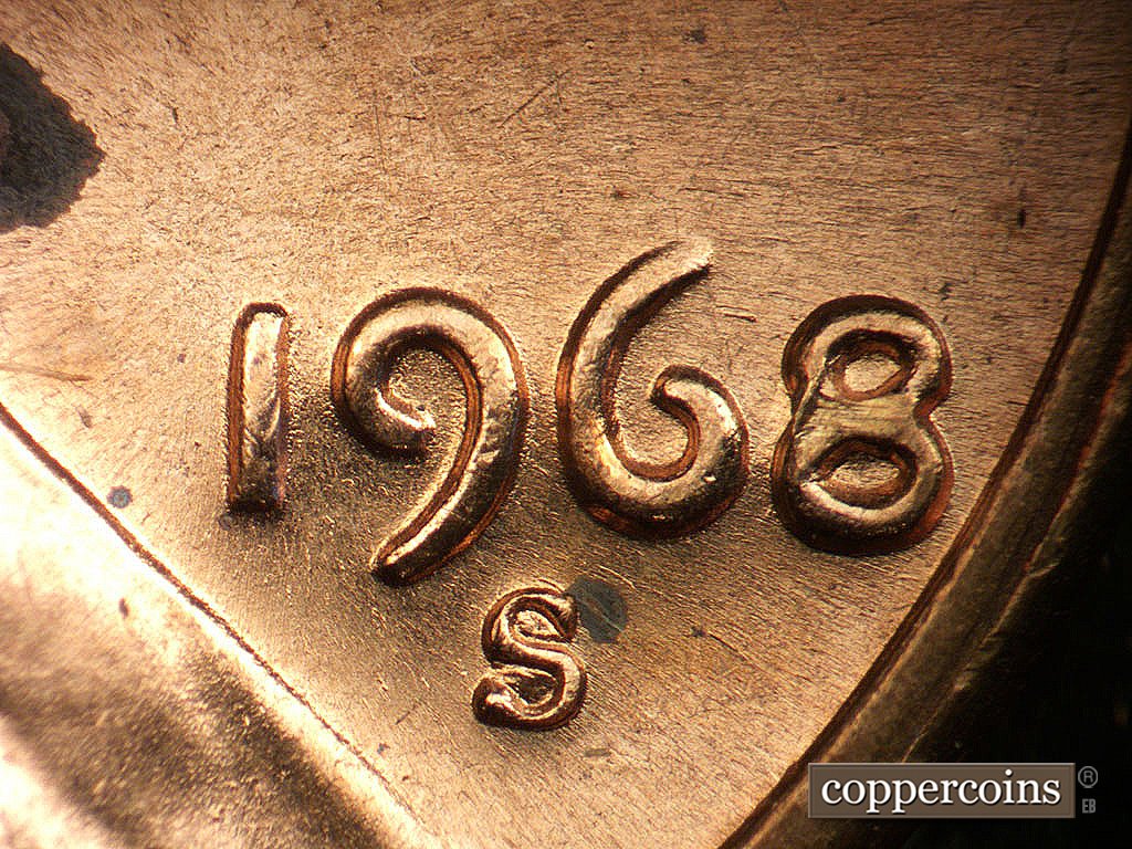Die-stage A marker on 1968S•1DO•011 showing Date for reference.