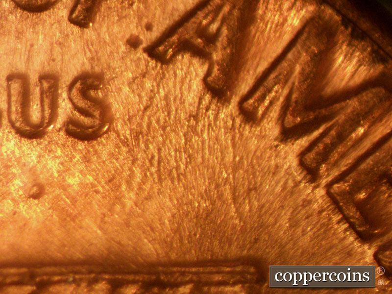 Die-stage C marker on 1968S•1MM•003 (1968 Repunched Mint Mark).