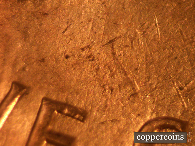 Die-stage C marker on 1968S•1MM•003 (1968 Repunched Mint Mark).