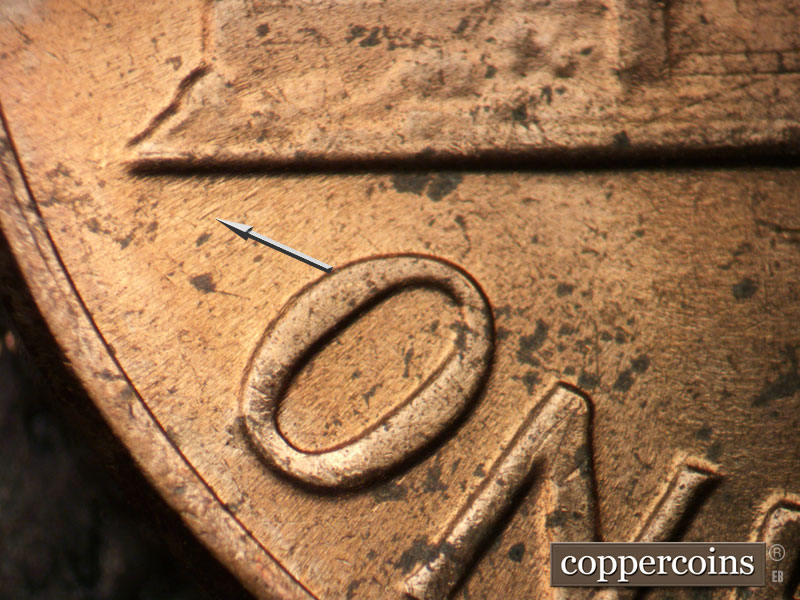 Die-stage C marker on 1969D•1MM•016 (1969 Repunched Mint Mark).