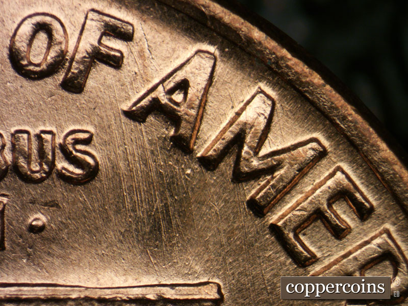 Die-stage B marker on 1969S•1MM•009 (1969 Repunched Mint Mark).